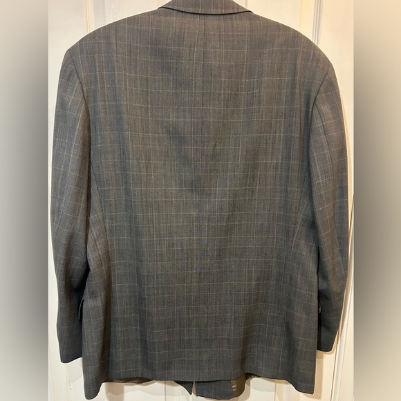 💫VINTAGE Hugo Boss Al Capone Catania 100% Virgin Wool Checked Men’s Suit - Picture 3 of 15